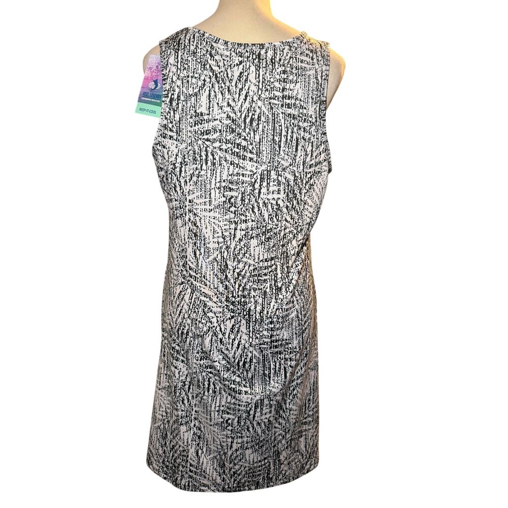 Reel Legends Keep It Cool Performance Dress, Black Textured Palms, Large, NWT - Picture 6 of 10